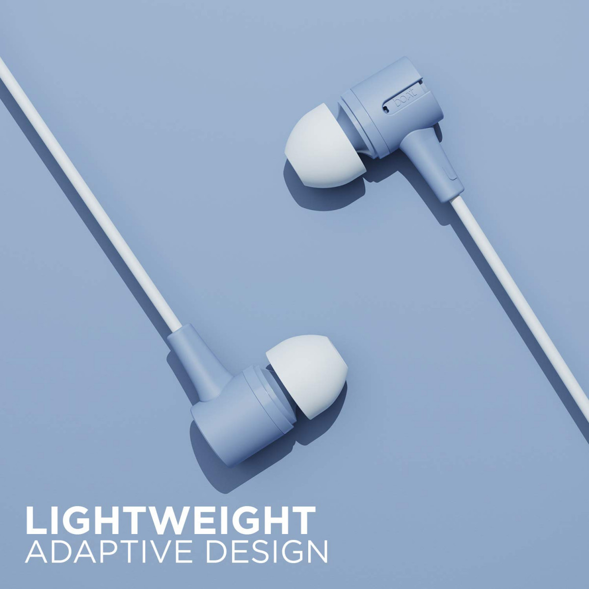 boAt Bassheads 102 Wired in Ear Earphones with Mic Mint Purple