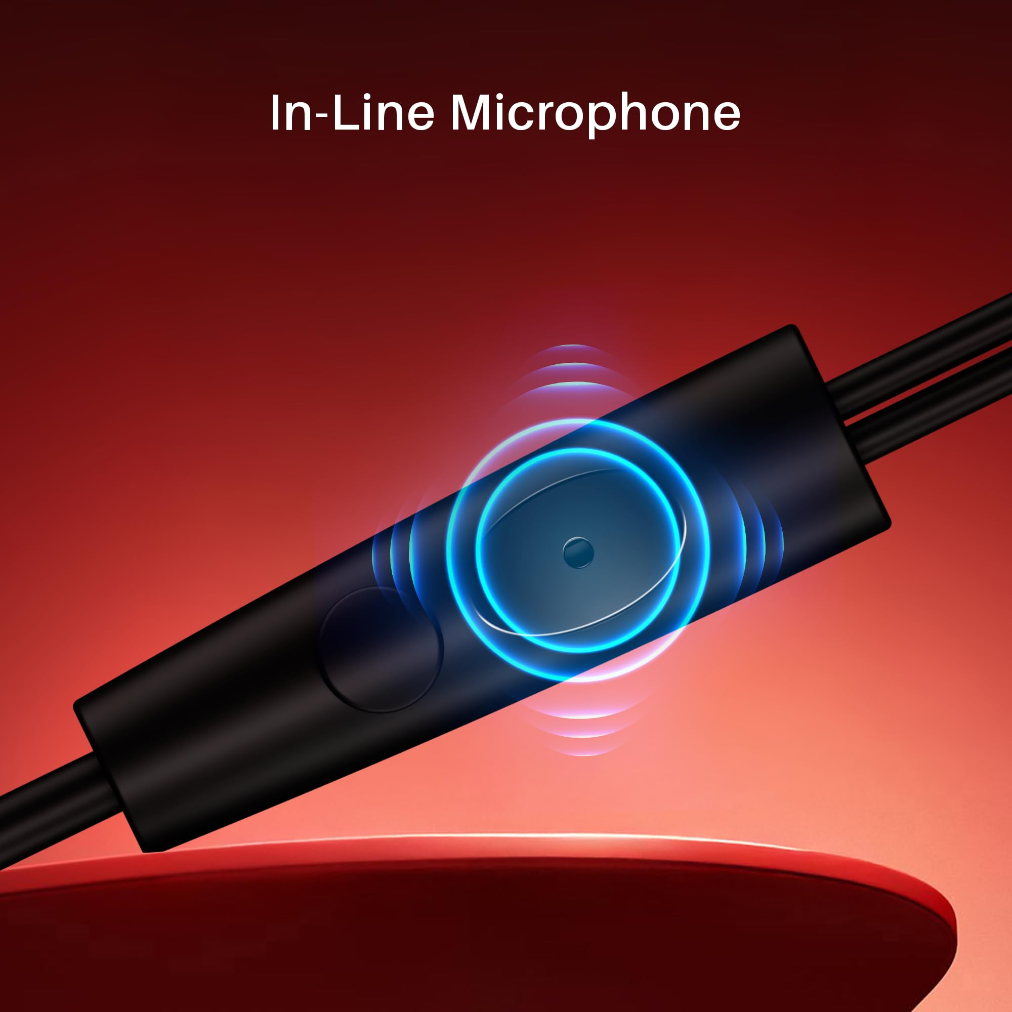 boAt BassHeads 95 2025 Launch Wired Earphones 10mm Drivers Signature Sound in-Line Microphone Integrated Controls Snug Fit Lightweight Voice Assistant 120cm Cable 35mm JackActive Black