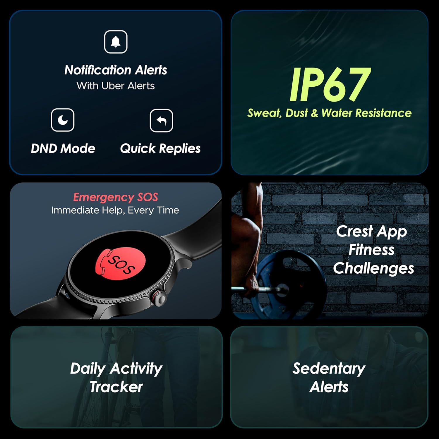 boAt Lunar Discovery w 139 35 cm HD Display Turn-by-Turn Navigation DIY Watch Face Studio Bluetooth Calling Emergency SOS QR Tray Smart Watch for Men WomenActive Black