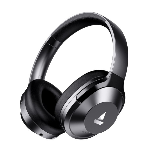 Image of boAt Nirvana 751 ANC Hybrid Active Noise Cancelling Bluetooth Wireless Over Ear Headphones (Gunmetal Grey)