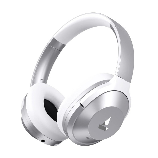 Image of boAt Nirvana 751 ANC Hybrid Active Noise Cancelling Bluetooth Wireless Over Ear Headphones (Silver Sterling)