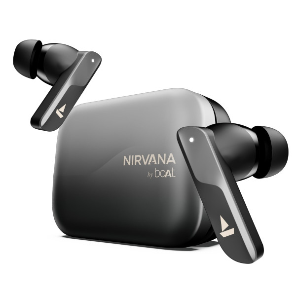 Image of boAt Nirvana X TWS (2025),Knowles Dual Drivers,Hi-Res Audio LDAC,App Support,4Mic ENx,Dual Pair,Spatial Audio,Fast Charge, Bluetooth Earbuds, TWS Ear Buds Wireless Earphones with mic (Cosmic Onyx)