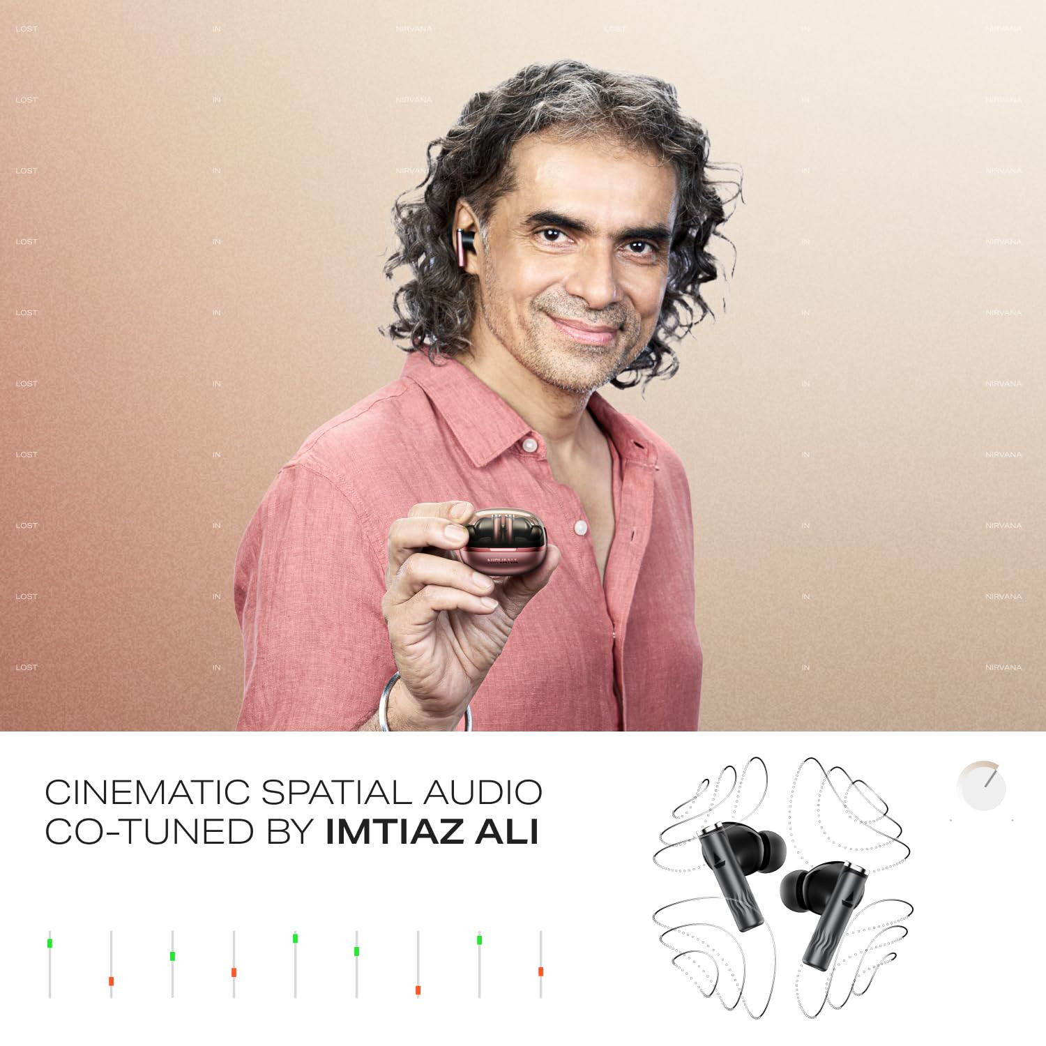 boAt Nirvana Zenith Pro 2025 50dB Hybrid Adaptive ANC Spatial Audio Hi-Res Audio LDAC 6Mics AI-ENx 80 Hrs Battery Bluetooth Earbuds TWS Ear Buds Wireless Earphones with mic Velvet Grey