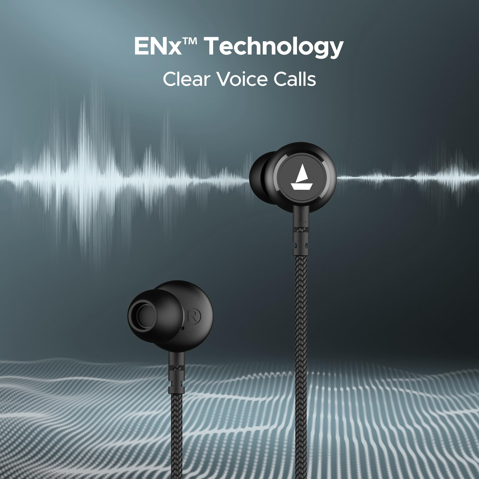 boAt Rockerz 110Rockerz 109 Wireless in Ear Neckband with Up to 60 hrs Playtime Dual Device Pairing ENx Tech ASAP Charging BTv53IPX5Type-C Interface Magnetic Power BudsActive Black