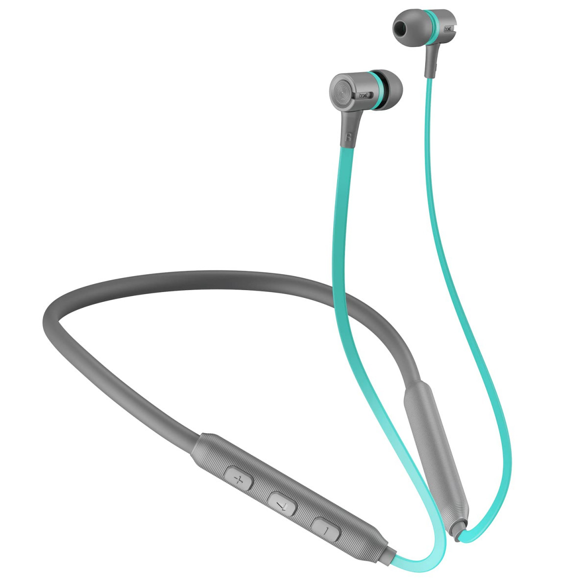 boAt Rockerz 245 pro Bluetooth in Ear Neckband with Beast ModeSuper Low Latency for Gaming ENx Tech for Clear Calls ASAP Charge 20HRS PlaytimeIPX4 Dual Pairing BT v53Oceana Grey