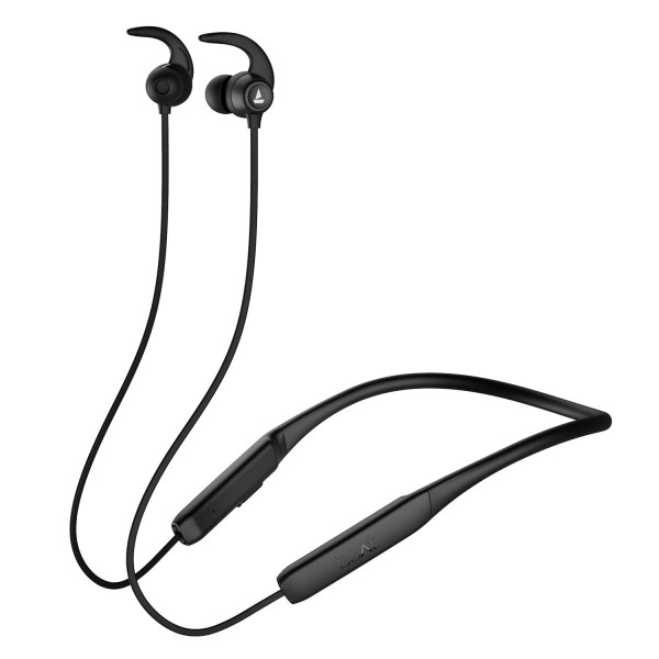 Image of boAt Rockerz 255 Neo in-Ear Bluetooth Neckband with Mic with ENx Tech, Smart Magnetic Buds, ASAP Charge, Upto 25 Hours Playback, 12MM Drivers, Beast Mode, Dual Pairing (Active Black)