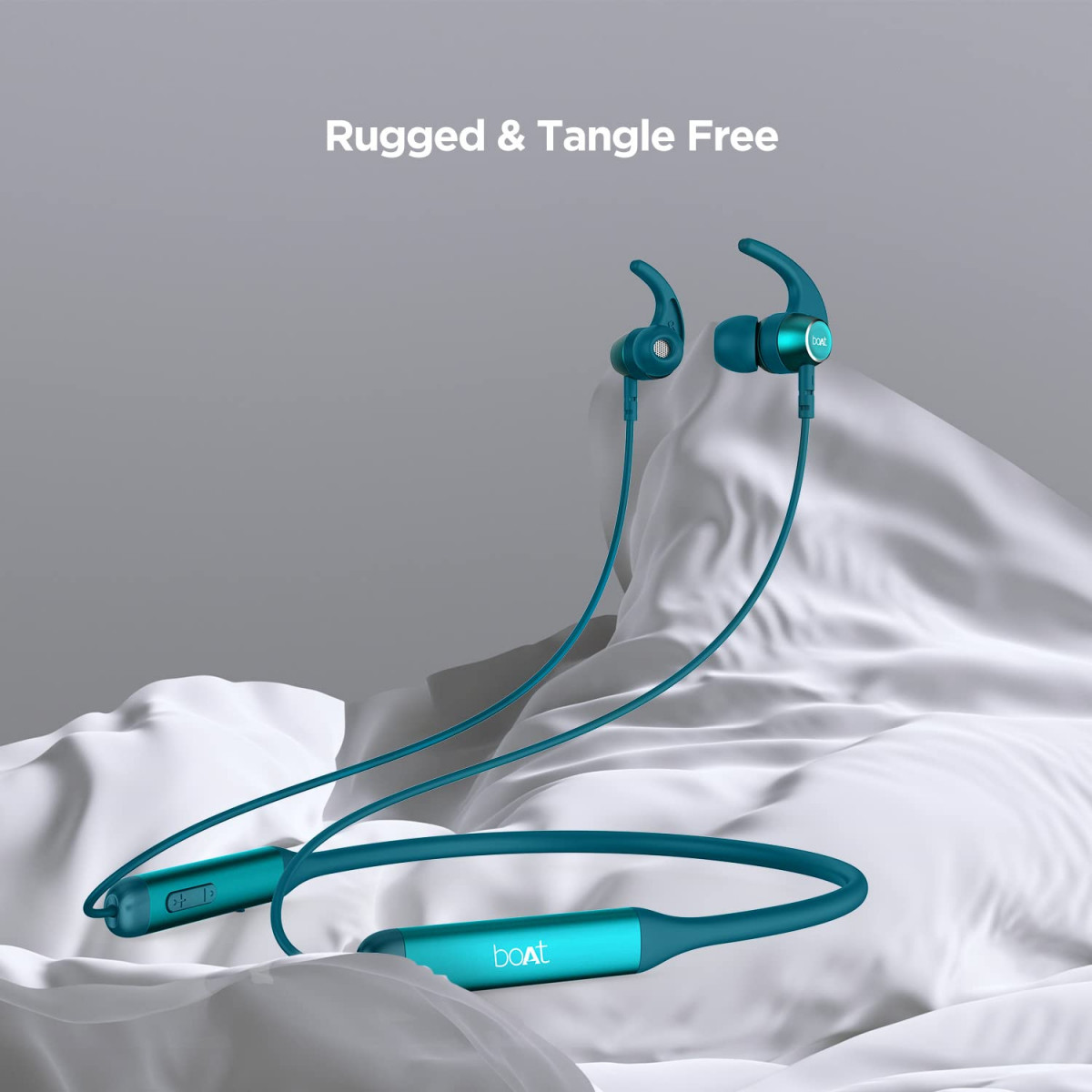 boAt Rockerz 330 in-Ear Bluetooth Neckband with Upto 30 Hours Playtime ASAP Charge Signature Sound Dual Pairing IPX5 with Mic Teal Green