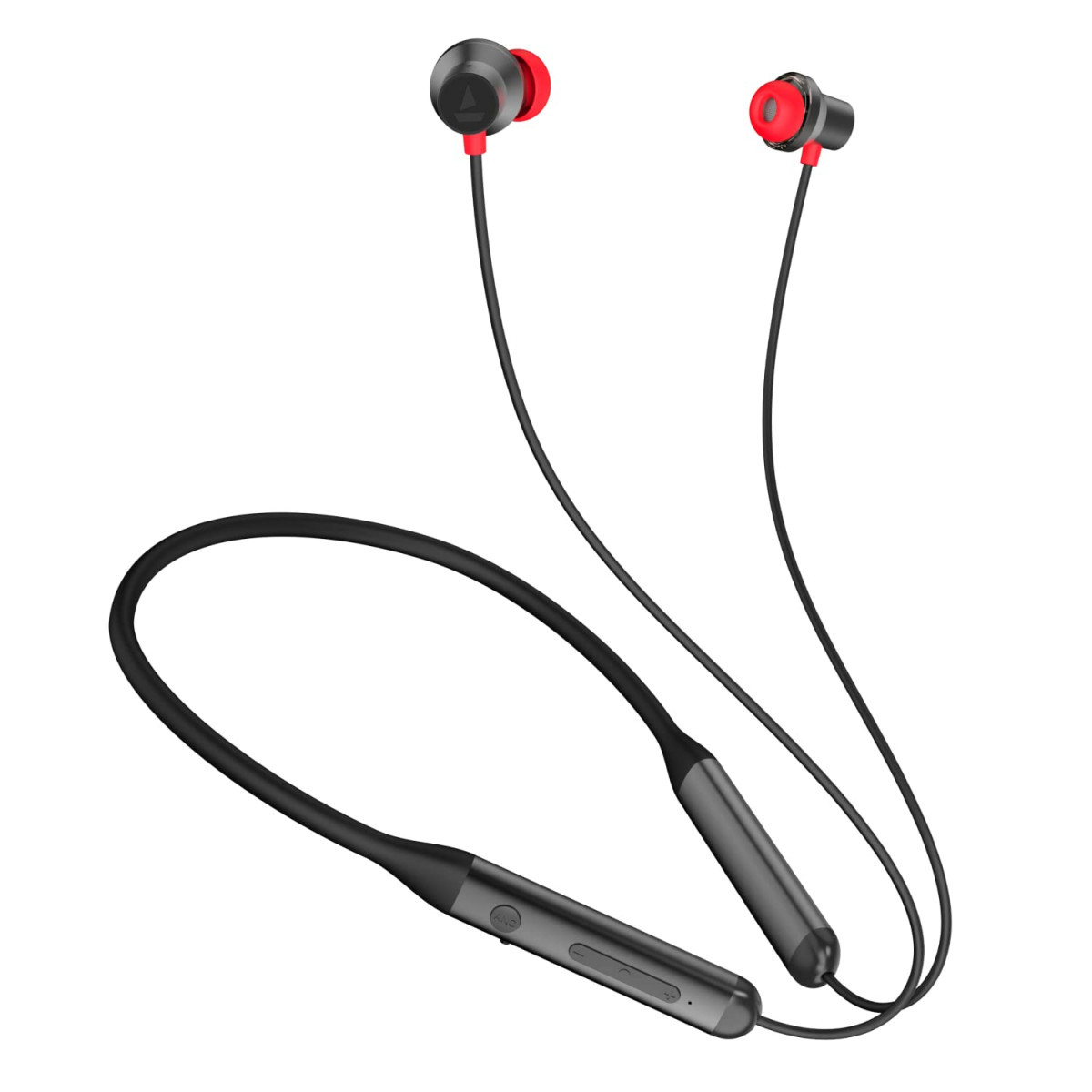 boAt Rockerz 330ANC Bluetooth Neckband in Ear Earphones with mic Crystal Bionic Sound Powered by Dirac Opteo ANC 13mm Drivers ASAP Charge 24H Playback ENx TechGunmetal Black