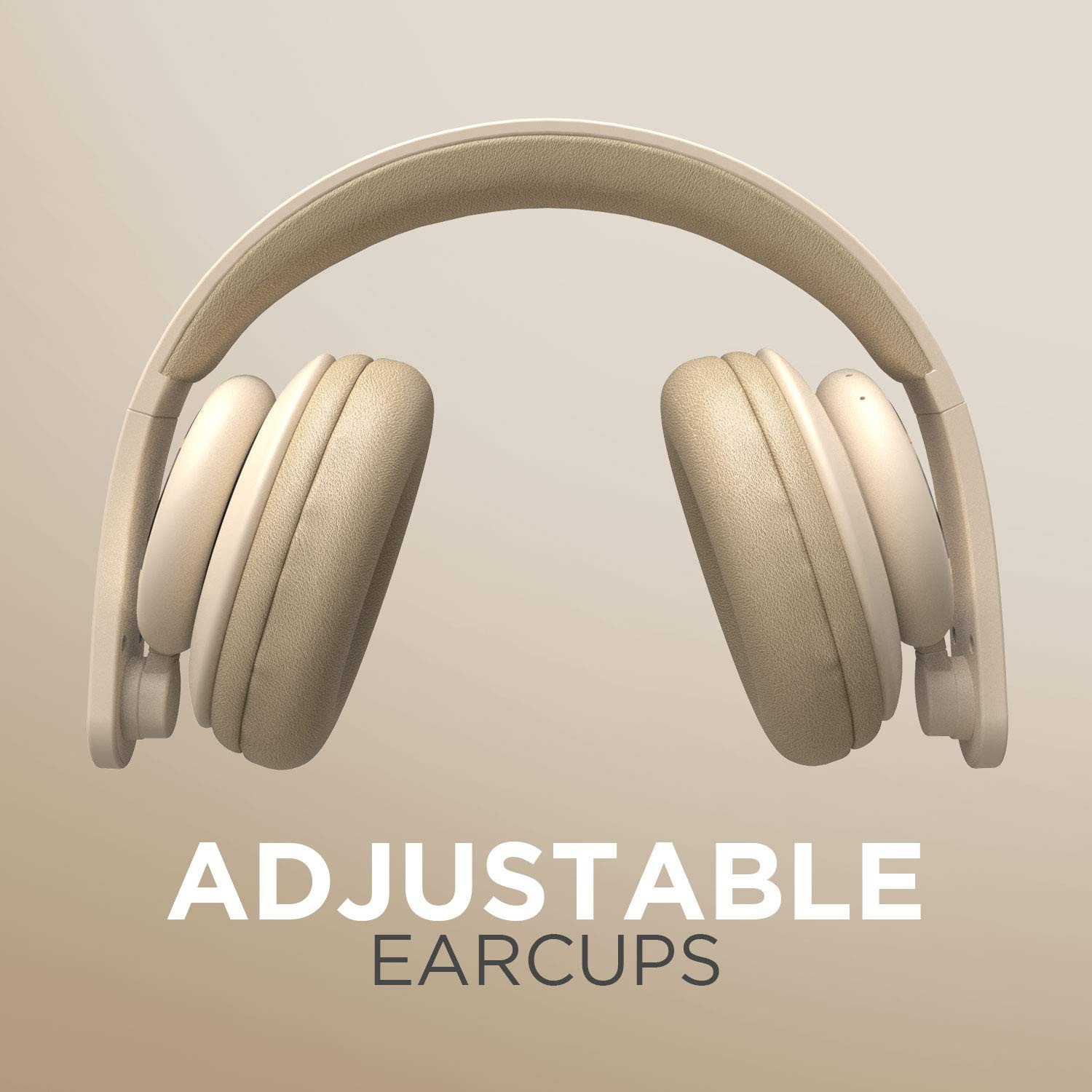 boAt Rockerz 450R On Ear Wireless Headphones with 15 Hours Battery 40mm Drivers Padded Ear Cushions Easy Access Controls and Voice AssistantHazel Beige