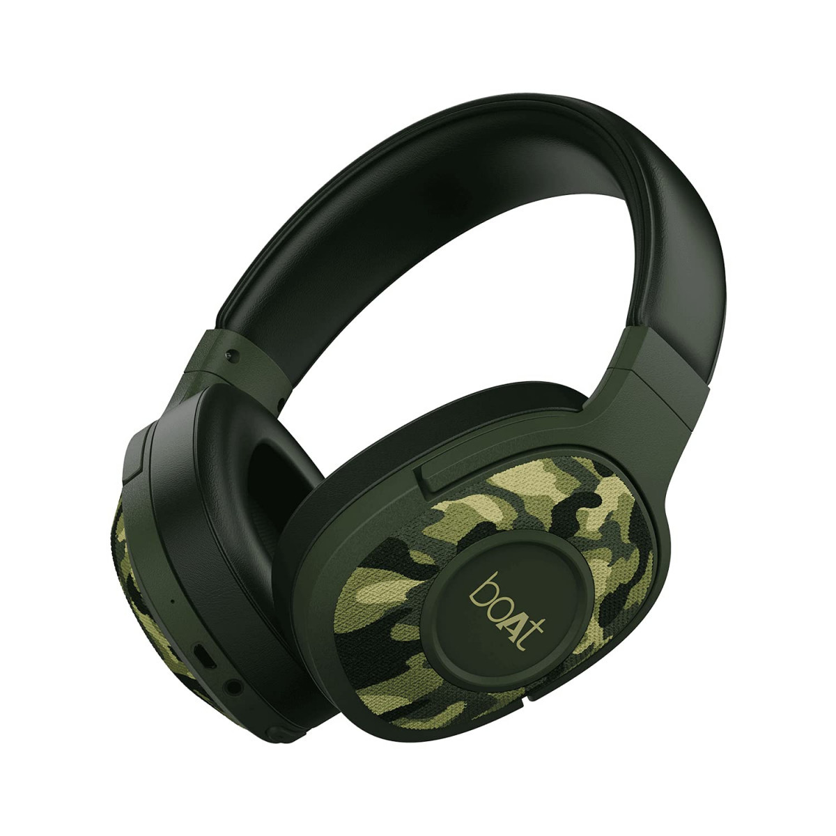 boAt Rockerz 550 Over Ear Bluetooth Headphones with Upto 20 Hours Playback Army Green
