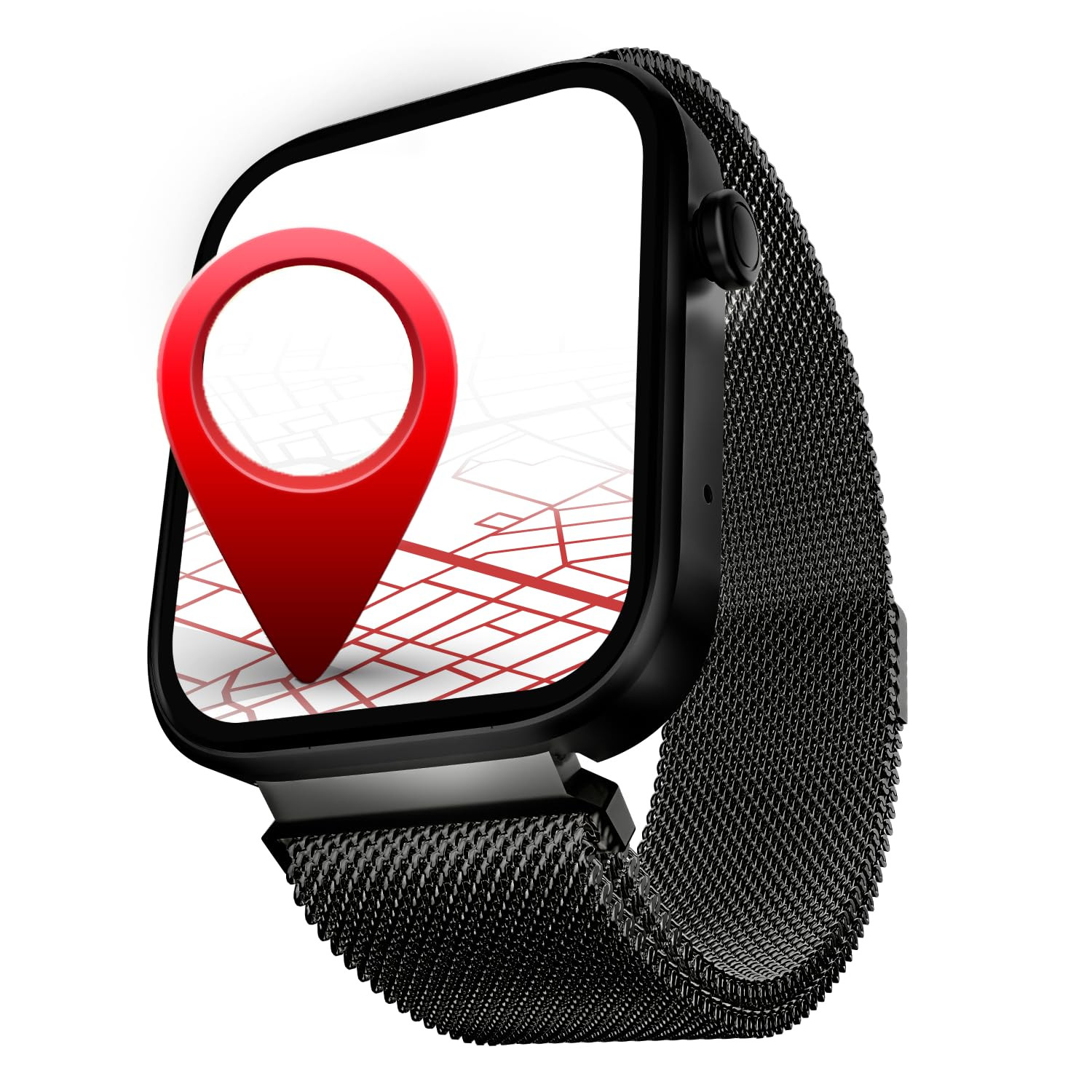 boAt Storm Call 3 wTurn-by-Turn Navigation 183 46 cm HD Display Bluetooth Calling Crest OS QR Tray Watch Face Studio Coins Emergency SOS Smart Watch for Men WomenBlack Metal