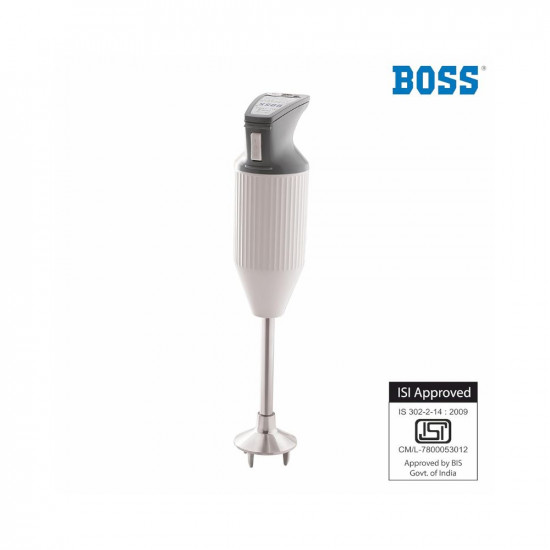 BOSS E111 Portable 125 Watt Hand Blender Grey