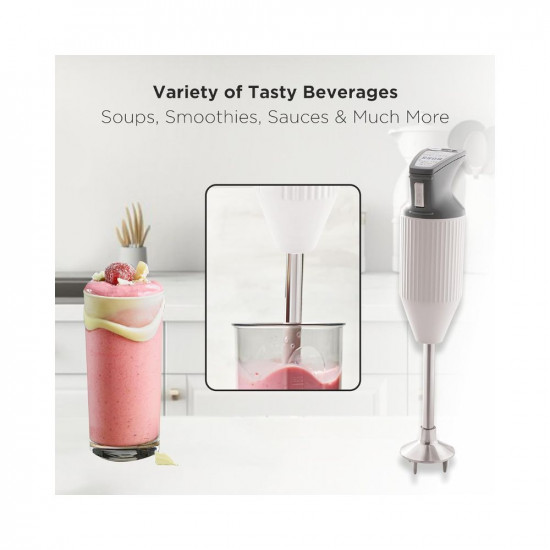 BOSS E111 Portable 125 Watt Hand Blender Grey