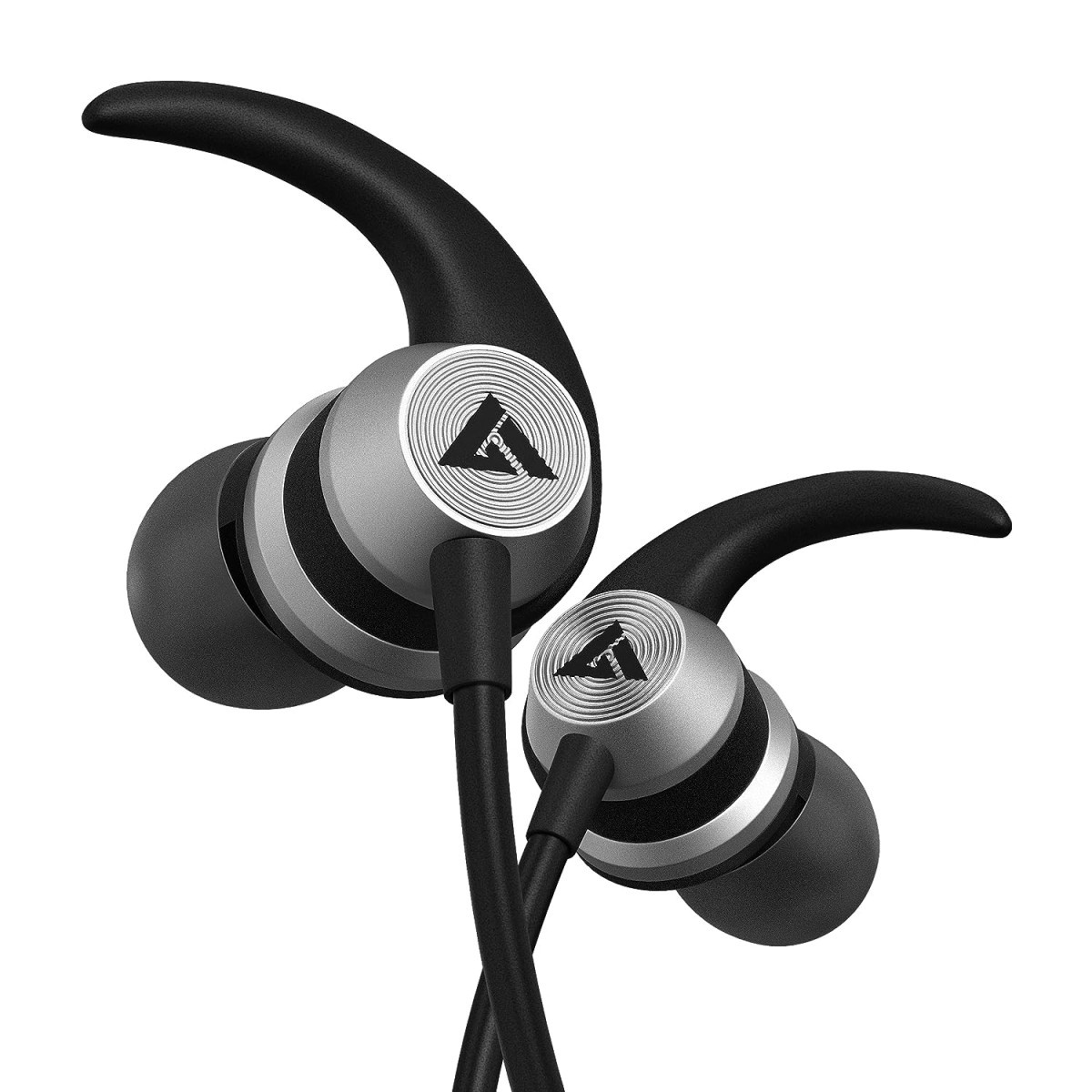 Boult Audio BassBuds X1 in-Ear Wired Earphones with 10mm Extra Bass Driver and HD Sound with micBlack