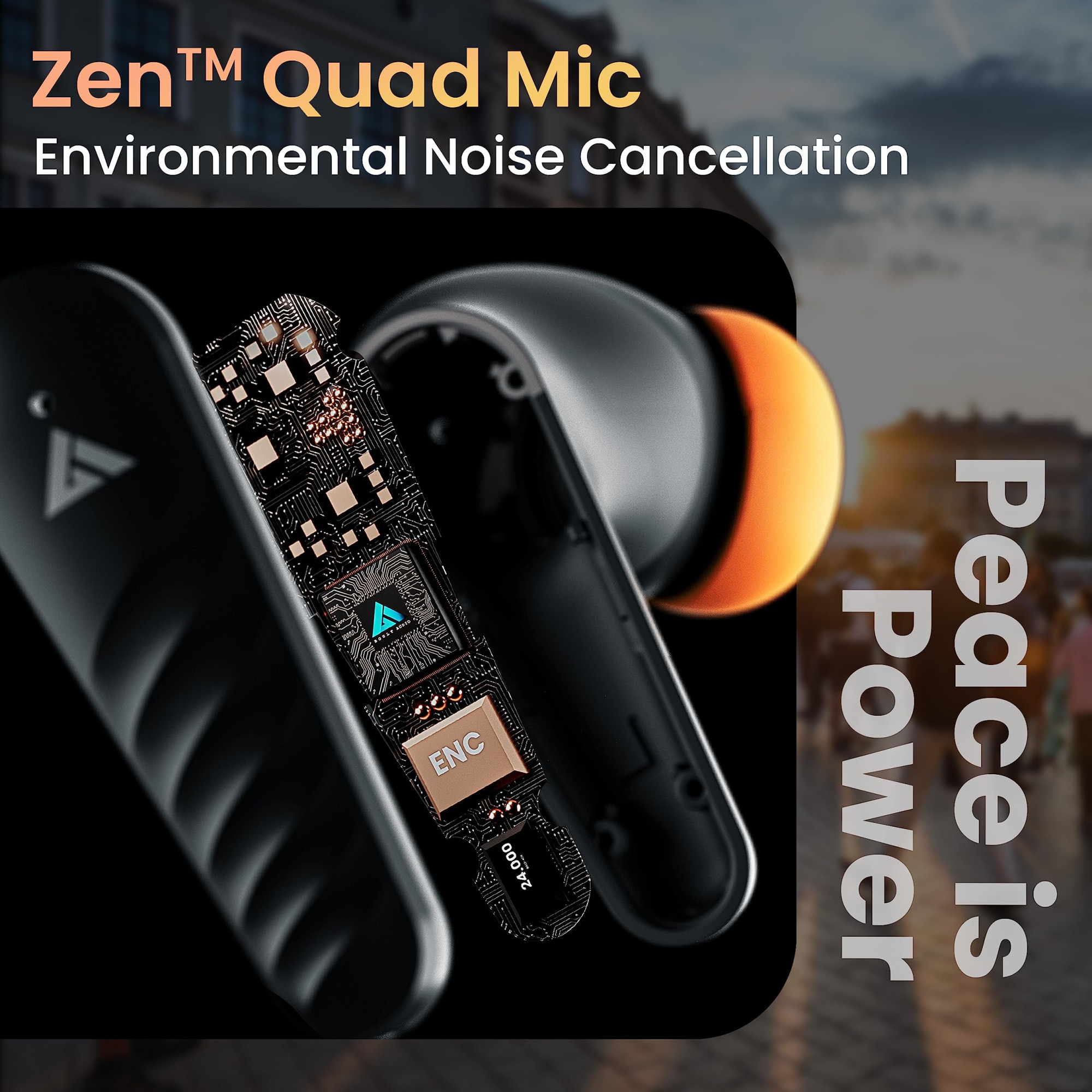 Boult Audio X10 Pro TWS Earbuds with 45H Playtime Quad Mic Clear Calling 50ms Xtreme Low Latency Gaming 10mm Rich Bass Driver Type-C Fast Charging IPX5 53 Bluetooth Wireless Ear Buds Green