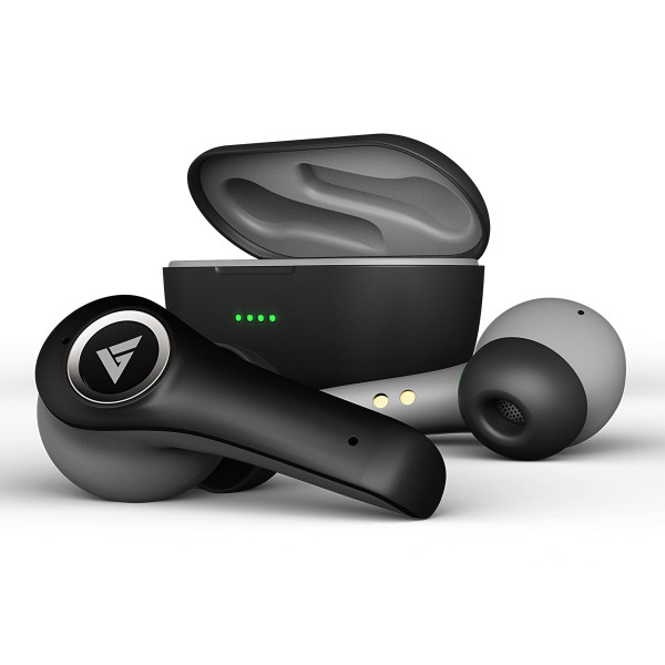 Image of Boult Audio X50 True Wireless in Ear Earbuds with 40H Playtime, Quad Mic ENC, 45ms Xtreme Low Latency, Made in India, Type-C Fast Charging, 3 Equalizer Modes (Rock, BoomX, Hi-Fi), BT 5.1 (Black)