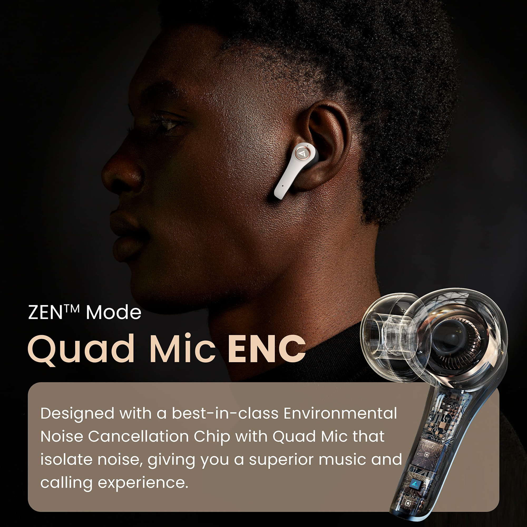 Boult Audio X50 True Wireless in Ear Earbuds with 40H Playtime Quad Mic ENC 45ms Xtreme Low Latency Made in India Type-C Fast Charging 3 Equalizer Modes Rock BoomX Hi-Fi BT 51 Black