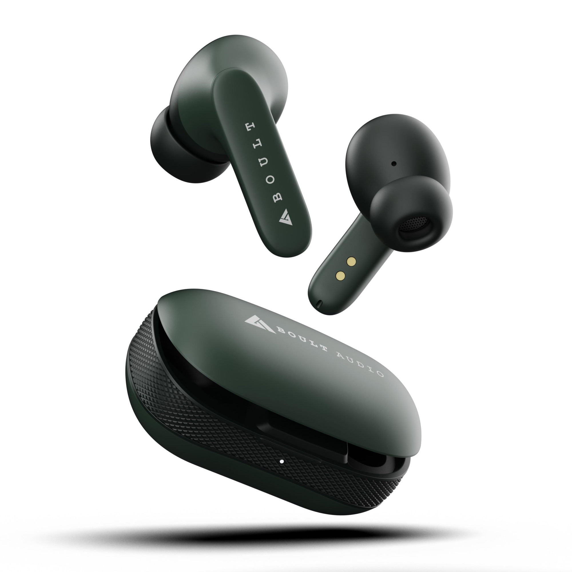 Boult Audio Z20 Truly Wireless Bluetooth Ear buds with 51 Hours Playtime Zen Clear Calling ENC Mic Made in India Low Latency Gaming Rich Bass Drivers IPX5 TWS earbuds bluetooth wireless Green