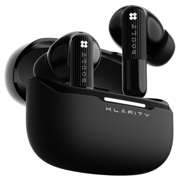Image of Boult Klarity 3 6-Mic Hybrid ANC (Upto 50dB) in Ear Earbuds, Spatial Audio, Dual Device Pairing, 50H Playtime, Wind Noise Reduction 6 Mic Calling, Type-C Fast Charging, 13mm Bass Driver TWS (Black)