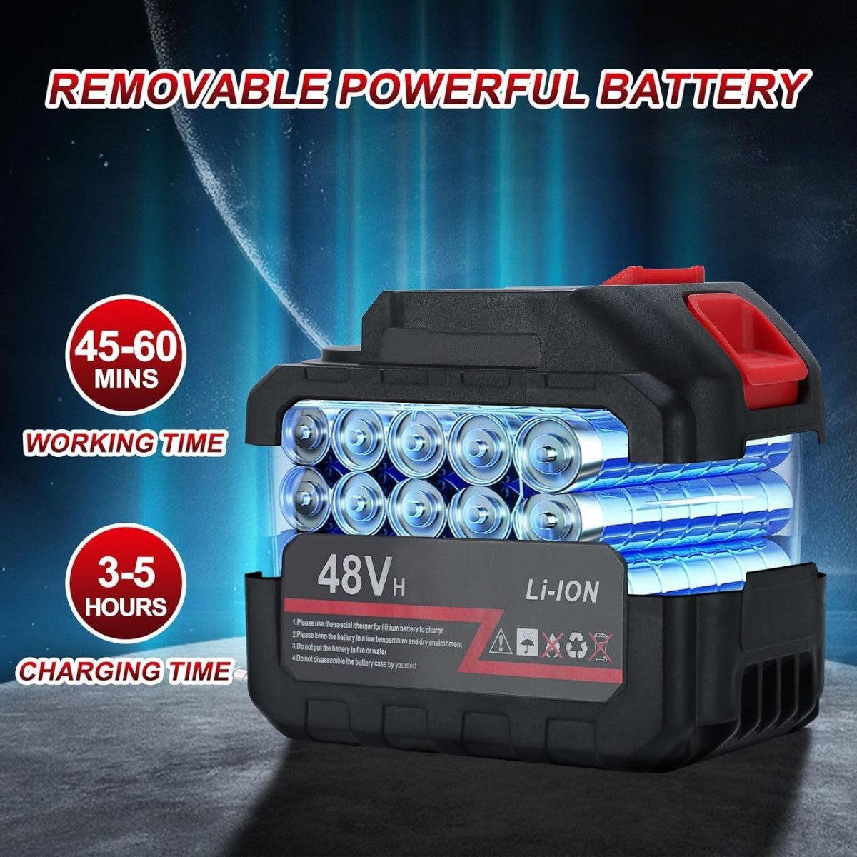 BRONTIX - Cordless Battery Powered Car Washer high Pressure Pump car Washing Machine Pressure Washer for car Washing car Foam Sprayer Bike Washing Machine Portable car Washer