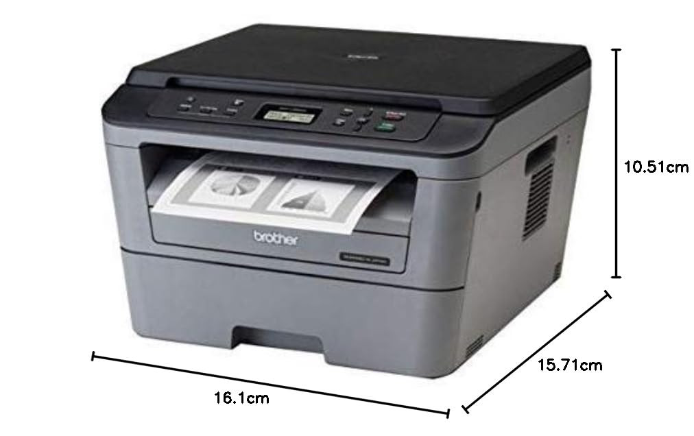 Brother DCP-L2520D Multi-Function Monochrome Laser Printer with Auto-Duplex Printing