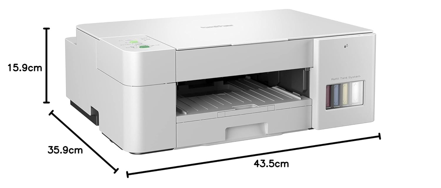 Brother DCP-T426W - Wi-Fi Color Ink Tank Multifunction Print Scan Copy All in One Printer for Home