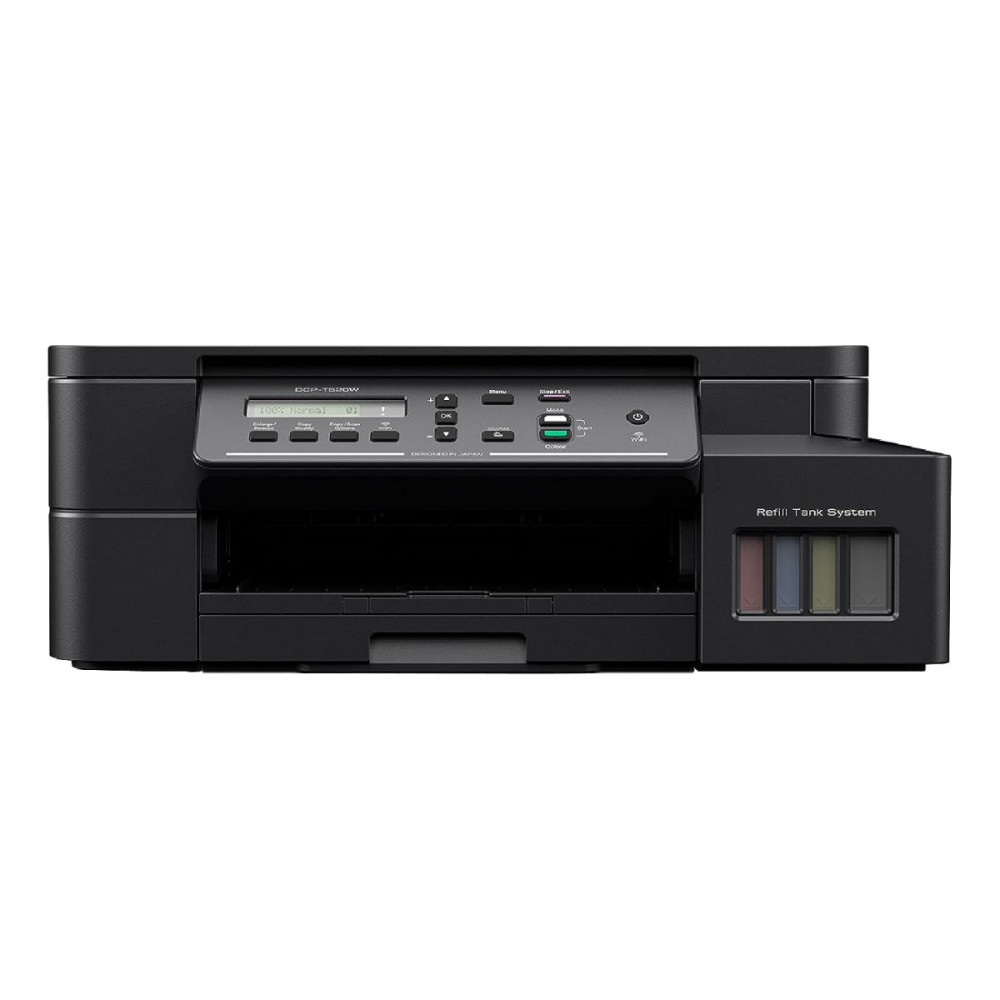 Image of Brother DCP-T525W - Wi-Fi Color Ink Tank Multifunction (Print, Scan &amp; Copy) All in One Printer for Home &amp; Office
