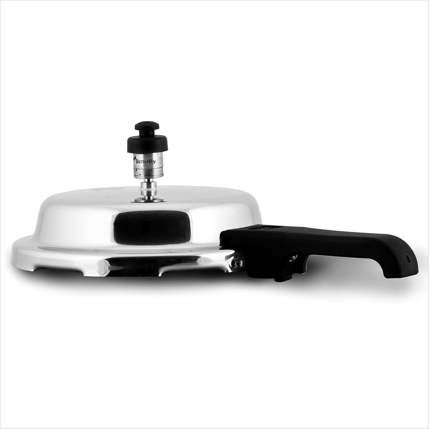 Butterfly Curve 3 Litres Pressure Cooker Outer Lid Quality Stainless Steel Induction and Gas Stove Compatible ISI Certified 5 Years Manufacturers Warranty Silver
