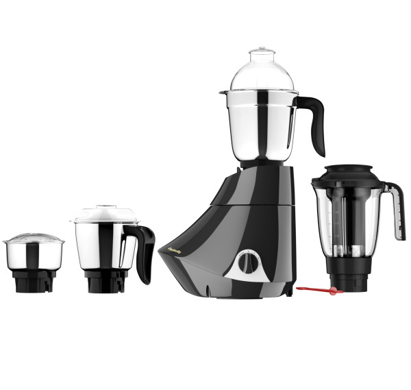 Image of Butterfly Smart 750 Watts Mixer Grinder with 4 Jars | 3 Stainless Steel Jars &amp; 1 Juicer | ABS Body | Heavy Duty Motor | 2 Years Manufacturer's Warranty | Grey