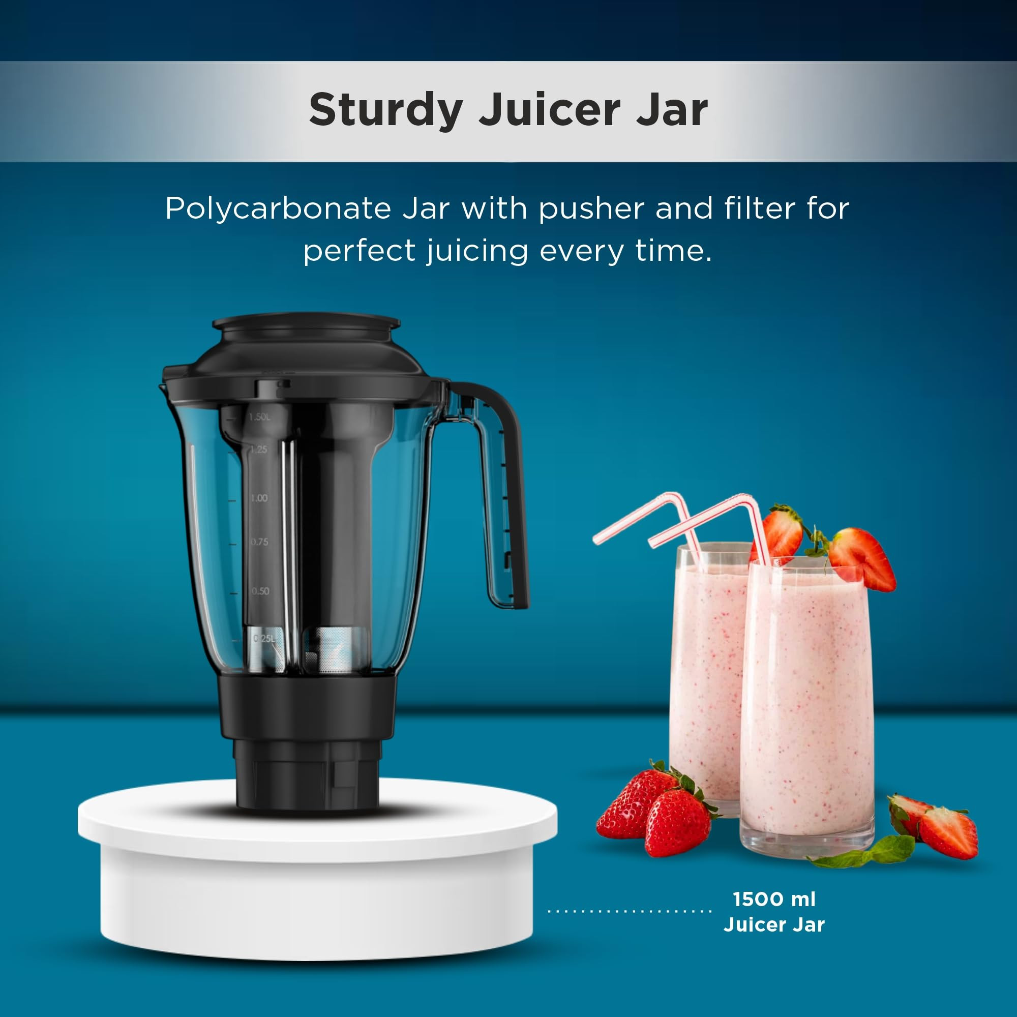 Butterfly Smart 750 Watts Mixer Grinder with 4 Jars  3 Stainless Steel Jars  1 Juicer  ABS Body  Heavy Duty Motor  2 Years Manufacturers Warranty  Grey
