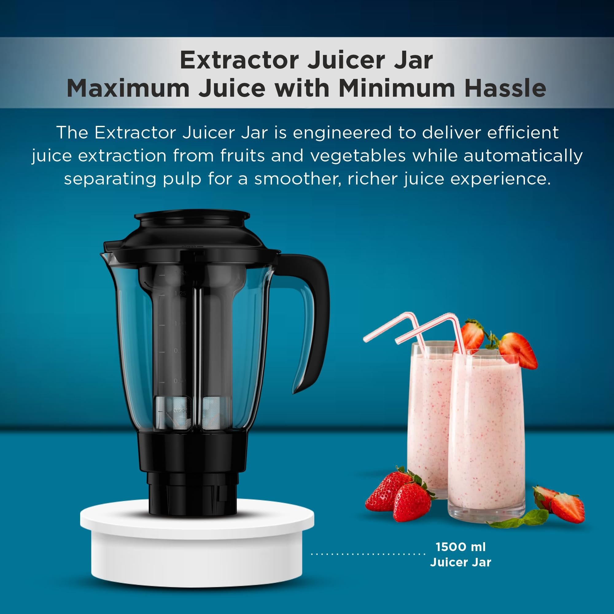 Butterfly Smart Plus 750W Mixer Grinder with 5 Jars Multipurpose Jars - 3 Stainless Steel1 PC Juicer Jar 1 Grind Store Jar Heavy Duty Motor 2 Years Manufacturer Warranty Ink Blue