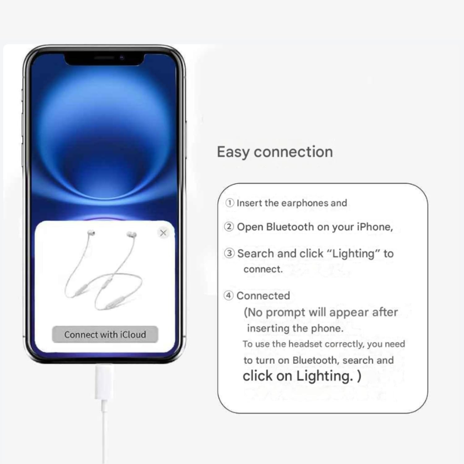 Candytech Wired Headphones In Ear Earphones with 10mm Drivers in-Line Mic Volume Controller Compatible for iPhone 78XXSXR11121314 Pro iPad - Noise-Isolating Stereo Sound White