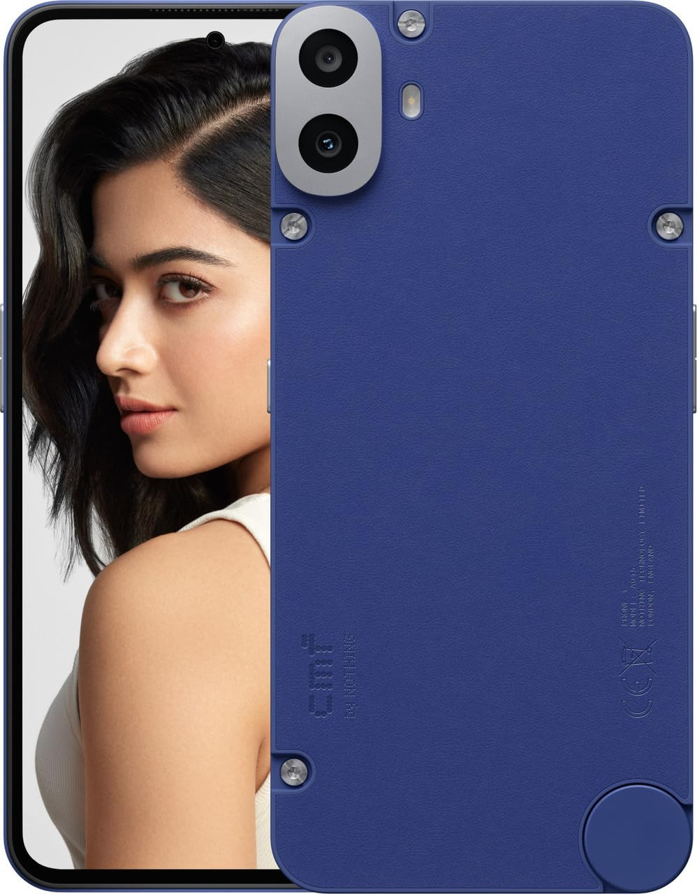 CMF by Nothing Phone 1 5G Blue 6GB RAM 128GB Storage Expandable Upto 2 TB 50MP2MP 16MP Front Camera Dimensity 7300 5G Processor 667 AMOLED Display 33W Fast Charging Designed 2 Last