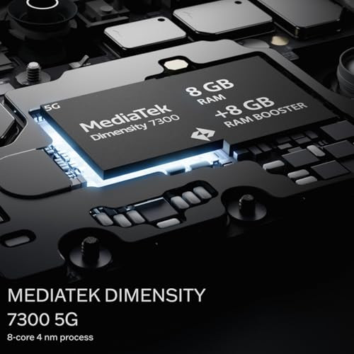 CMF by Nothing Phone 1 5G Blue 6GB RAM 128GB Storage Expandable Upto 2 TB 50MP2MP 16MP Front Camera Dimensity 7300 5G Processor 667 AMOLED Display 33W Fast Charging Designed 2 Last