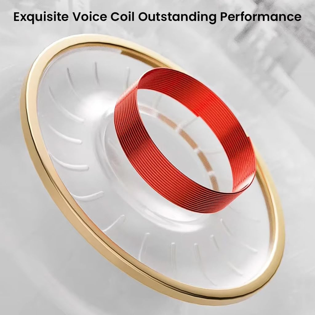 Concept Kart QKZ HI7T in-Ear Monitor with Mic 10mm Dynamic Driver for Hi-Res Audio Polymer Composite Diaphragm 35mm OFC Cable with HD Mic for Gamers Wired IEM for Audiophiles Musicians Cyan