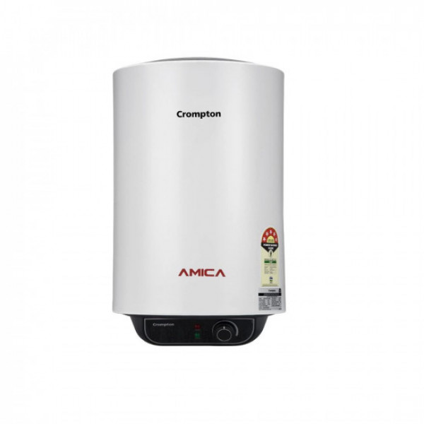 Image of Crompton Amica 15-L 5 Star Rated Storage Water Heater (Geyser) White