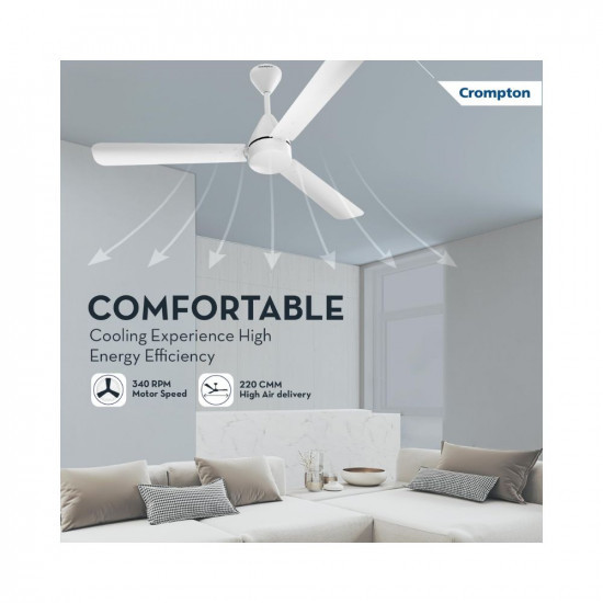 Crompton Energion Hyperjet 1200mm BLDC Ceiling Fan with Remote Control