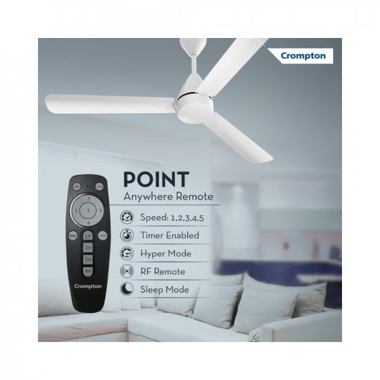 Crompton Energion Hyperjet 1200mm BLDC Ceiling Fan with Remote Control