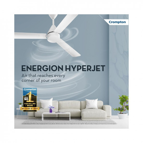 Crompton Energion Hyperjet 1200mm BLDC Ceiling Fan with Remote Control