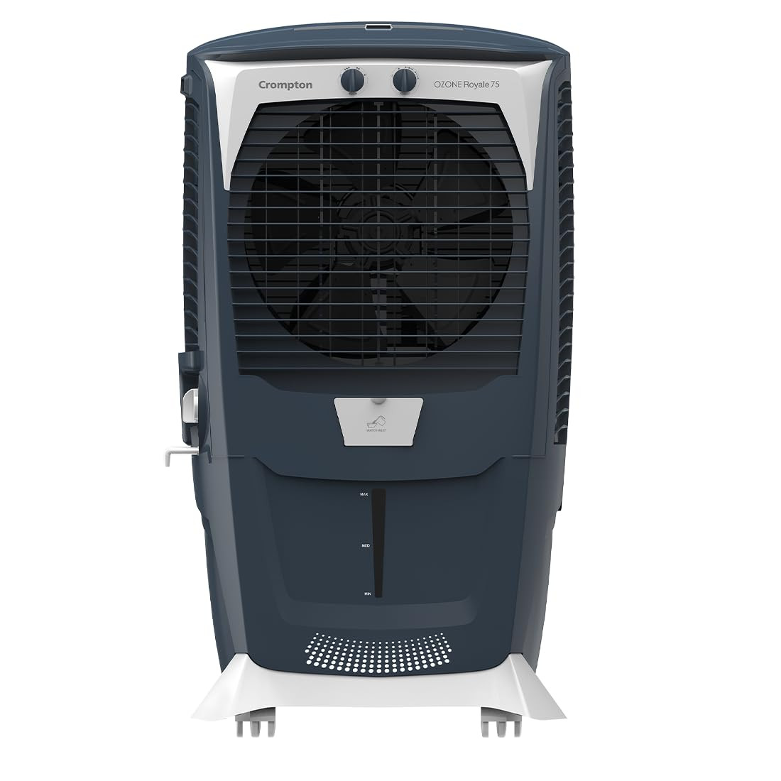 Crompton Ozone Royale 75 Litres Desert Air Cooler for home  Large  Easy Clean Ice Chamber  High Density Honeycomb Pads  Everlast Pump  Humidity Control  Auto Fill  Drain Function
