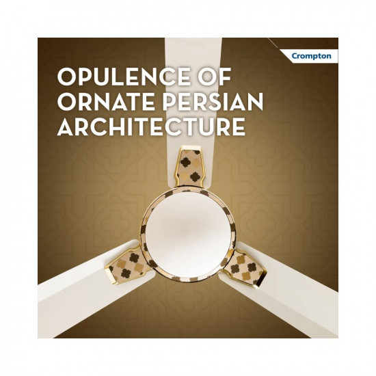 Crompton PREMION AURA2 DESIGNER 2D ARAB DESIGN ANTIDUST1200 mm 48 inch Ceiling Fan