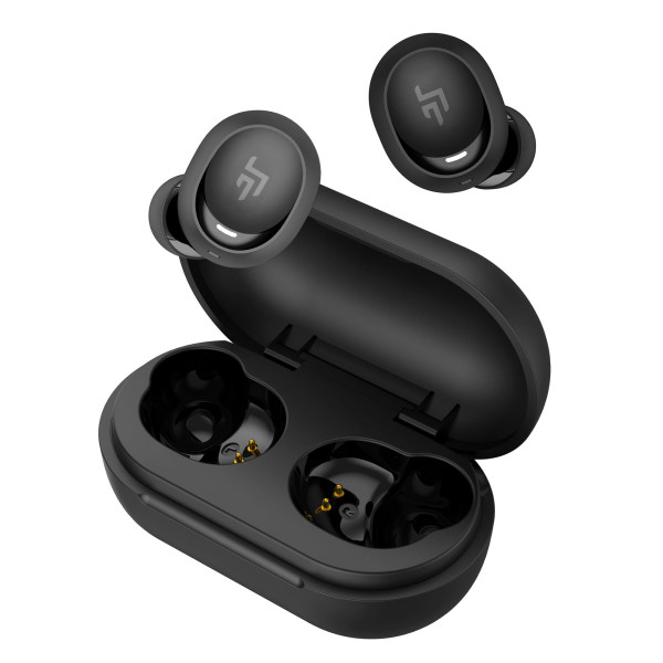 Image of CrossBeats Groov Max True Wireless Earbuds with 100 Hrs Playtime | Quad mic Built-in ENC | Bluetooth 5.3 TWS | 40ms Low Latency Gaming Mode | 3D Sound | 10min Fast Charging | IPX5 Water Resistance