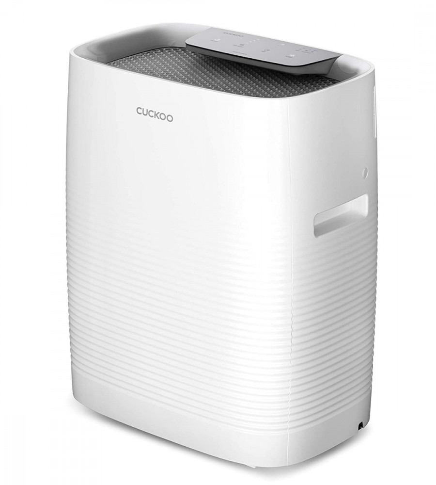 Image of Cuckoo Air Purifier for Home, Large Room, Bedroom, Office - True HEPA Filter, PM 2.5, Traps 99.97% Airpollutants, Bacteria &amp; Viruses &amp; Odor, Pet Dander Large Coverage Area 402 Sq ft