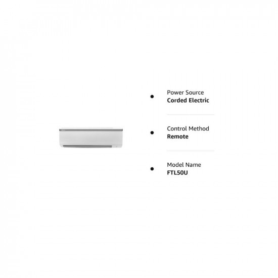 Daikin 15 Ton 3 Star Fixed Speed Split AC Copper PM 25 Filter 2022 Model FTL50U White