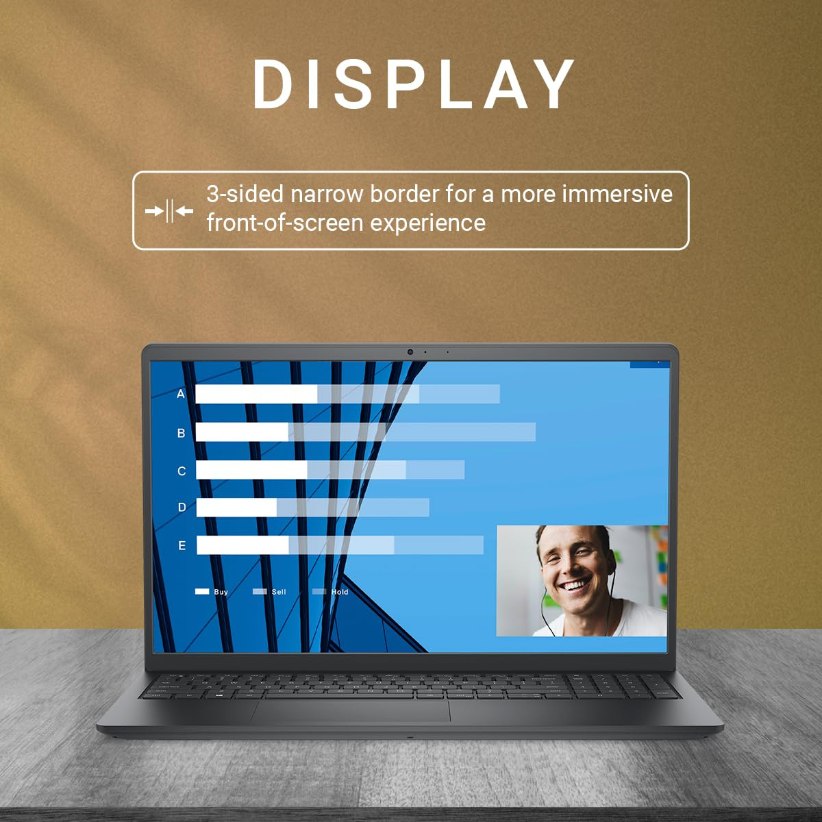 Dell Vostro 15 3530 Laptop 156 inch FHD 3556cm Display 13th Gen Intel Core i5-1334U Processor 8 GB RAM 512 GB SSD Intel UHD Graphics Carbon Black 166Kg Ideal for Tech Ninjas