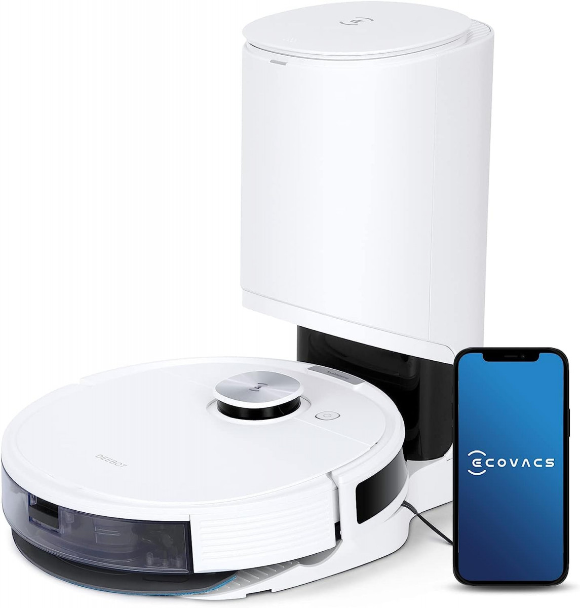 ECOVACS Deebot N10 Plus 2-In-1 Robot Vacuum Cleaner2023 Launch4300Pa Powerful SuctionCovers 4000 Sq Ft In One ChargeAdvanced Dtof Technology With True Mopping 20 Deebot N10 PlusWhiteRobotic