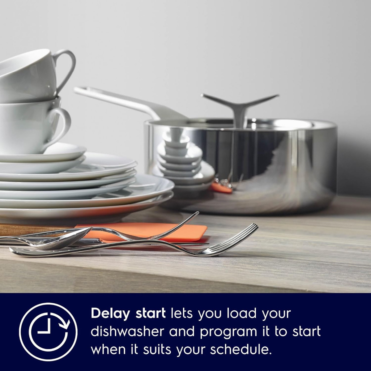 Electrolux 13 Place Settings Dishwasher Machine for Home Fully Automatic with AirDry In-Built Heater White