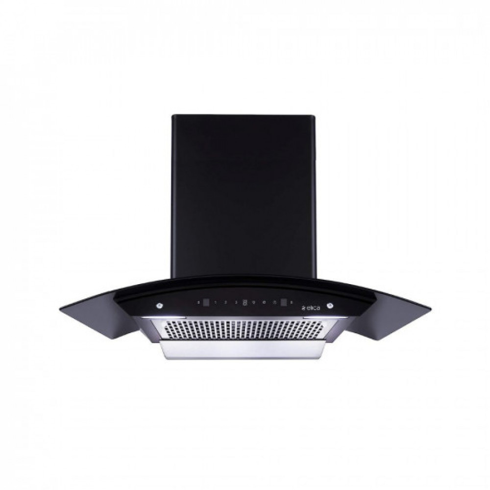 Image of Elica 90 cm 1200 m3 hr Filterless Auto Clean Chimney with 15 Years Warranty WDFL 906 HAC LTW MS NERO