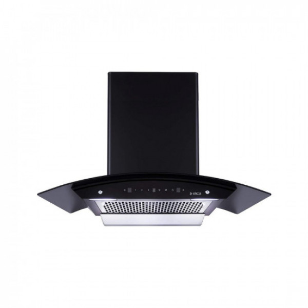 Image of Elica 90 cm 1200 m3 hr Filterless Auto Clean Chimney with 15 Years Warranty WDFL 906 HAC LTW MS NERO