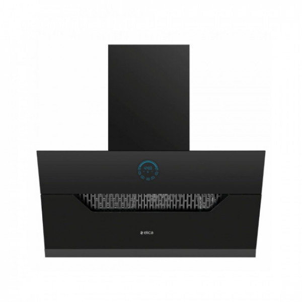 Image of Elica 90 cm 1350 m3/hr Filterless Auto Clean Angular Chimney with 15 Years Warranty (EFL 107 HAC LTW VMS 90, Touch + Palm Sensor Control, Black)